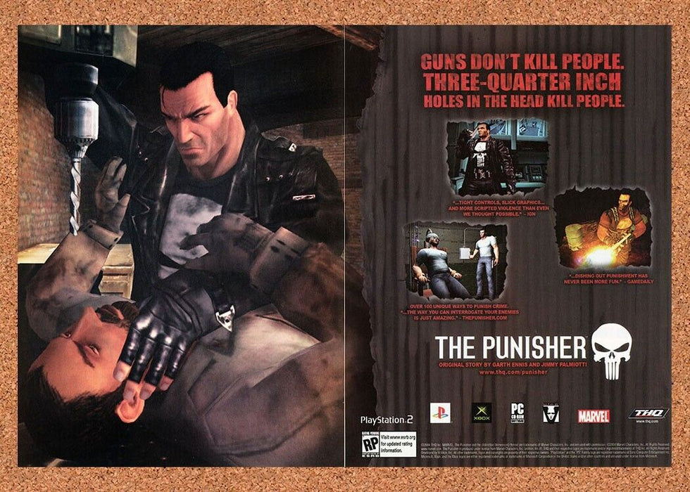 2005 The Punisher PS2 Original Ad - for just $21.49! 