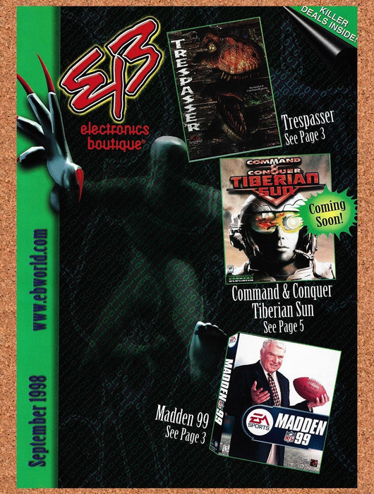 1998 EB Games PC Games Original Advertisement v14 - for just $19.49! 
