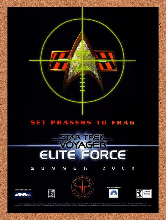 2000 Star Trek Voyager Elite Force PC Original Advertisement v2 - for just $19.49! 