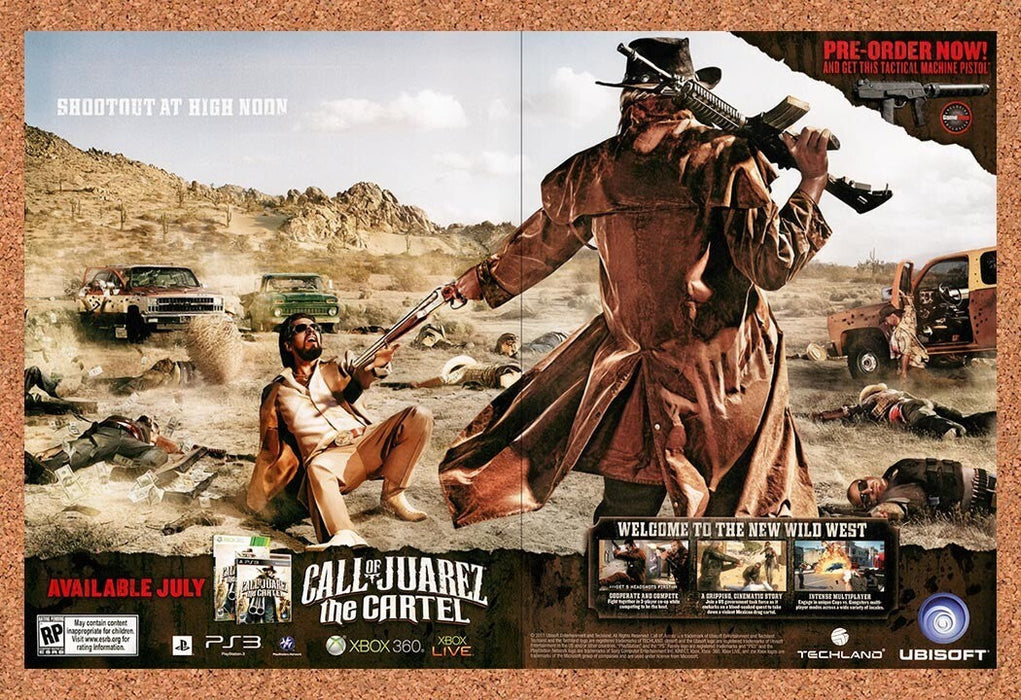 2011 Call Of Juarez The Cartel Xbox 360 Original Ad v1 - for just $21.49! 