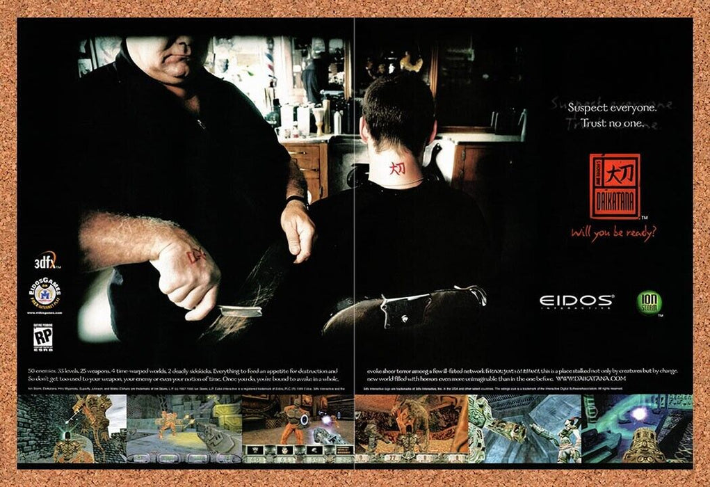 1999 Daikatana PC Original Ad v2 - for just $18.27! 