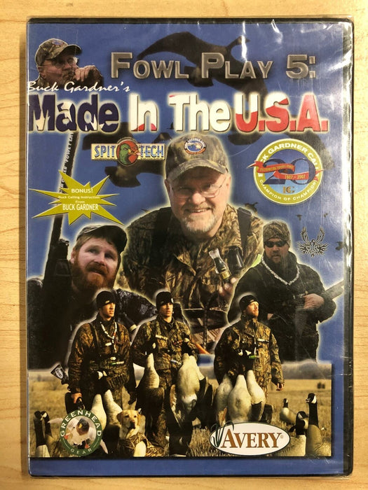 Buck Gardners Fowl Play 5 Made in the USA (DVD, hunting) - J0319 - for just $1.99! 