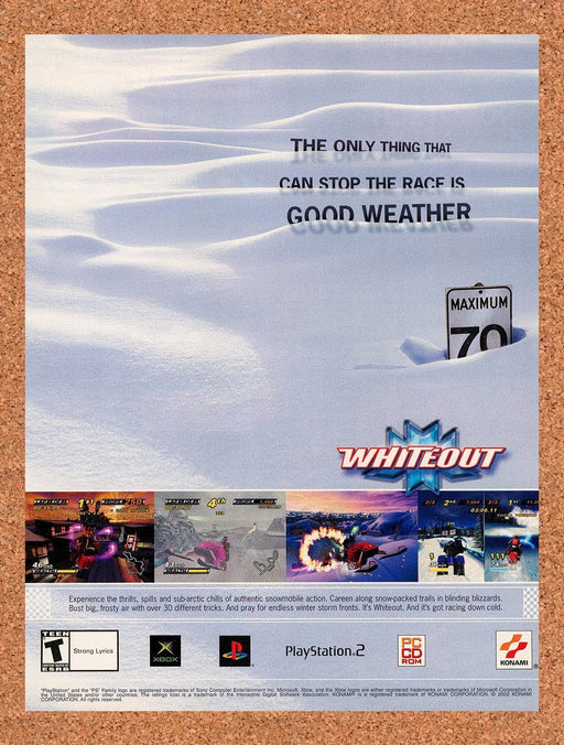2002 Whiteout Xbox Original Ad v1 - for just $19.49! 