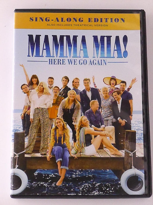 Mamma Mia Here We Go Again (DVD, Sing-Along Edition, 2018) - J0917 - for just $1.99! 