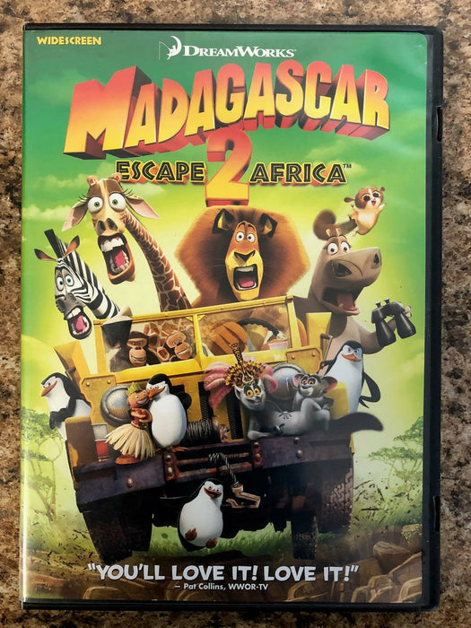 Madagascar - Escape 2 Africa (DVD, 2008, Widescreen) - L05 - for just $1.99! 