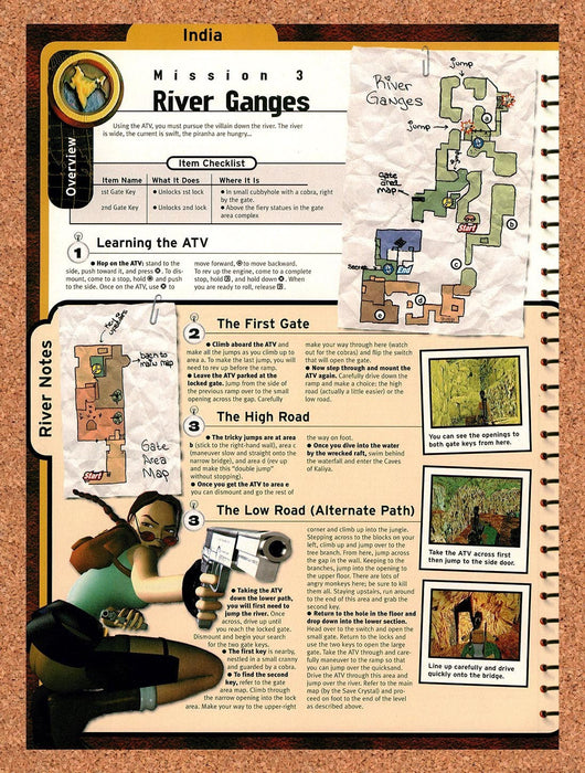 1999 Tomb Raider III Adventures Of Lara Mission 3 River Ganges Original Advertisement vr4 - for just $19.49! 