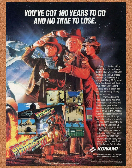 1993 Back to the Future III NES Original Ad - for just $17.99! 