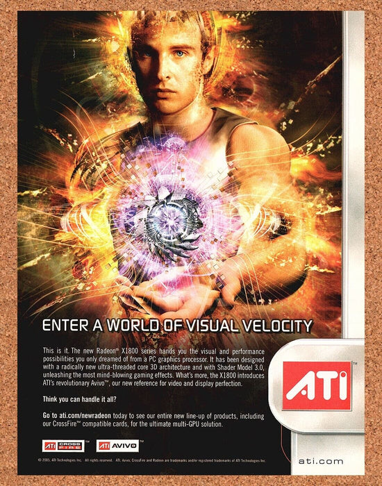 2006 ATI Radeon X1800 Series GPU Original Ad v1 - for just $17.99! 