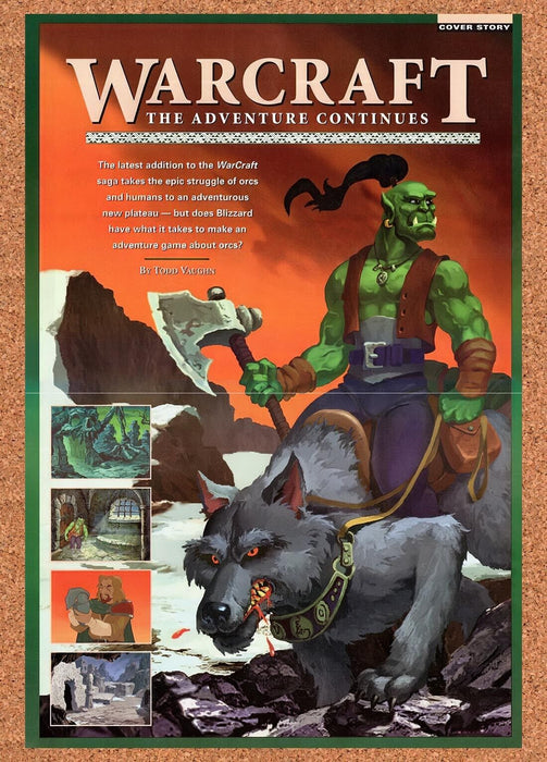 1997 WarCraft Adventures PC Original Ad v1 - for just $20.82! 