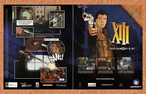 2005 XIII Thirteen PS2 Original Ad - for just $21.49! 