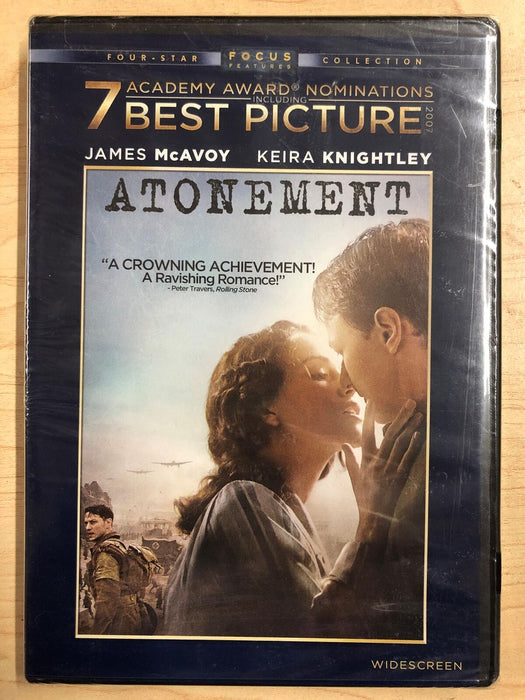 Atonement (DVD, Widescreen, 2007) - NEW25 - for just $2.25! 