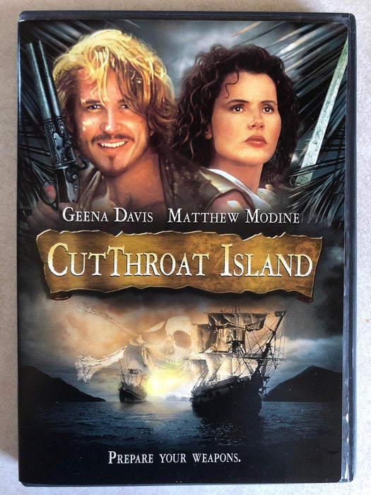 Cutthroat Island (DVD, 1995) - K5 - for just $2.99! 