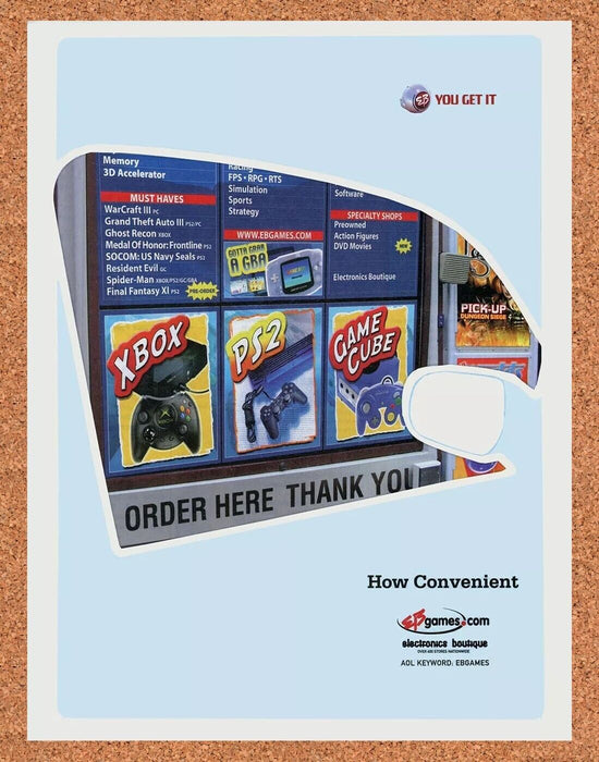 2004 EB Games Original Xbox PS2 Ad v1 - for just $17.99! 