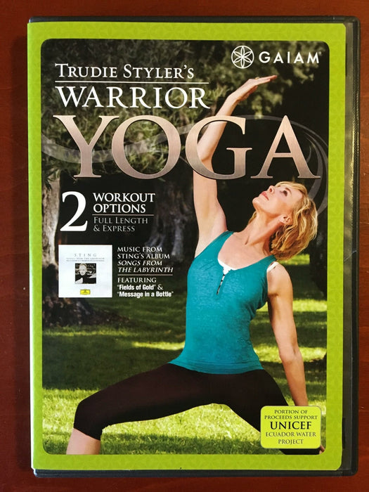 Trudie Styler Warrior Yoga (DVD, 2009, Gaiam, workout, exercise) - I0911 - for just $1.99! 