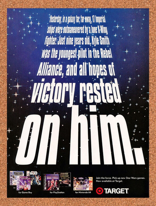 1997 Star Wars Video Games At Target Original Ad v7 - for just $17.99! 