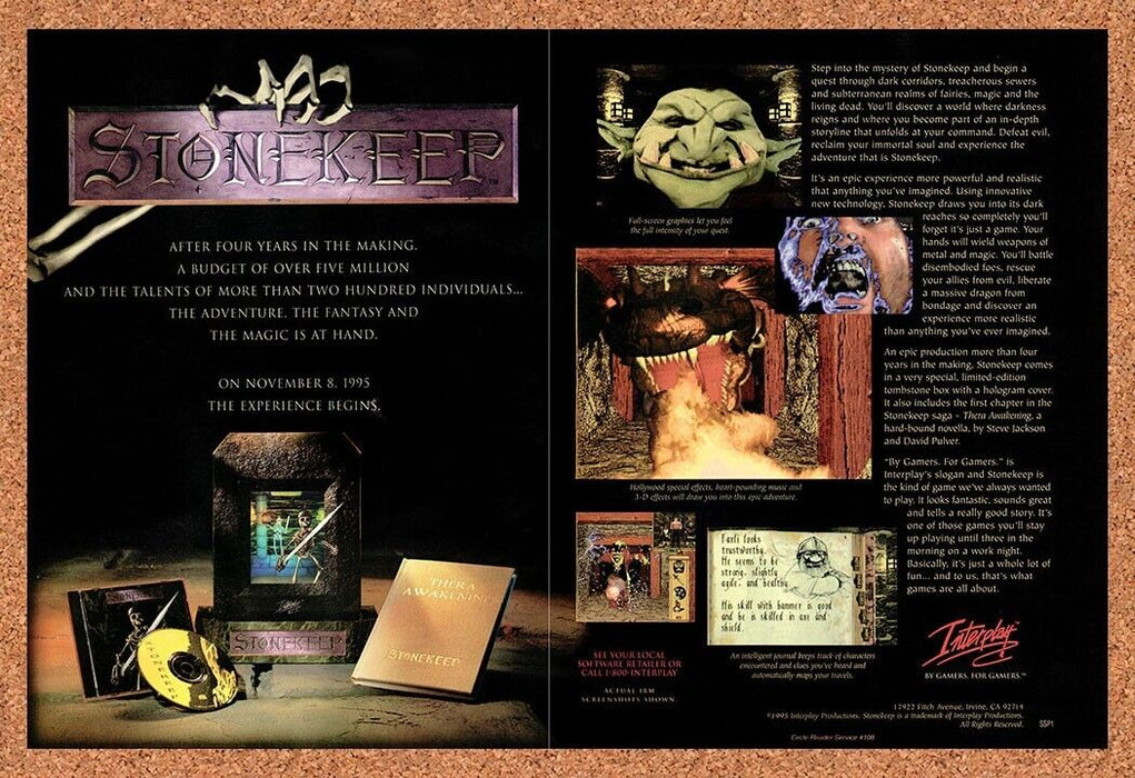 1997 Stonekeep PC Original Ad v4 - for just $21.49! 
