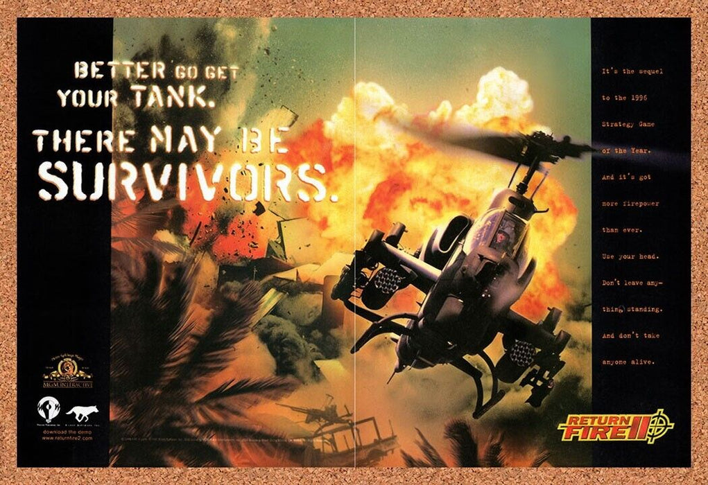 1997 Return Fire 2 PS1 Original Ad v1 - for just $18.27! 