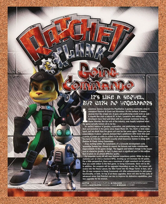 2006 Ratchet & Clank PS2 Original Commando Contest Ad v1 - for just $17.99! 
