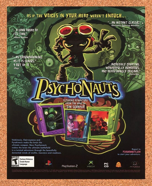 2007 Psychonauts PS2 Original Ad v4 - for just $17.99! 