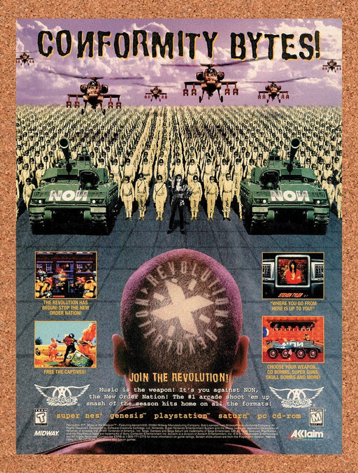 1996 Revolution X SNES Original Ad v1 - for just $17.99! 