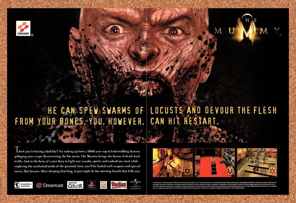 2001 The Mummy Dreamcast Original Ad v3 - for just $21.49! 