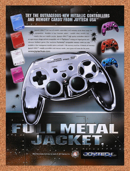 1999 Joytech USA Full Metal Jacket PS1 Controller Original Ad v1 - for just $15.29! 