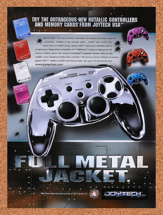 1999 Joytech USA Full Metal Jacket PS1 Controller Original Ad v1 - for just $15.29! 