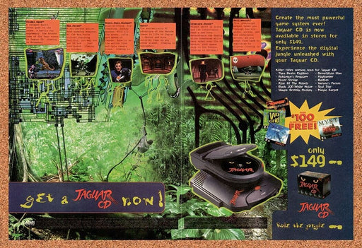 1995 Atari Jaguar CD Console Original Ad v6 - for just $22.49! 