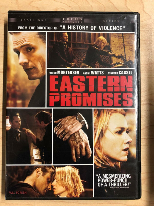 Eastern Promises (DVD, 2007, Full Frame) - H1114 - for just $1.99! 