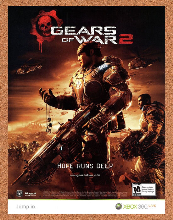 2010 Gears Of War 2 Xbox 360 Original Ad - for just $17.99! 