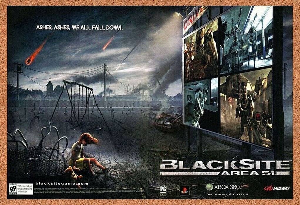 2008 Blacksite Area 51 Xbox 360 Original Ad v2 - for just $21.49! 