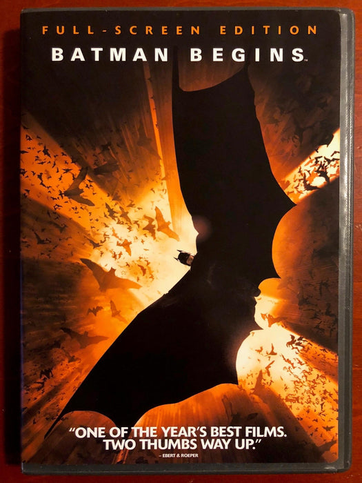 Batman Begins (DVD, 2005, Full Frame) - J1105 - for just $1.99! 