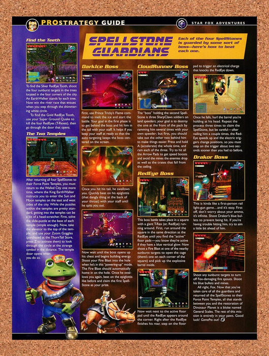 2002 StarFox Adventures Spellstone Guardians Original Ad vr2 - for just $16.57! 