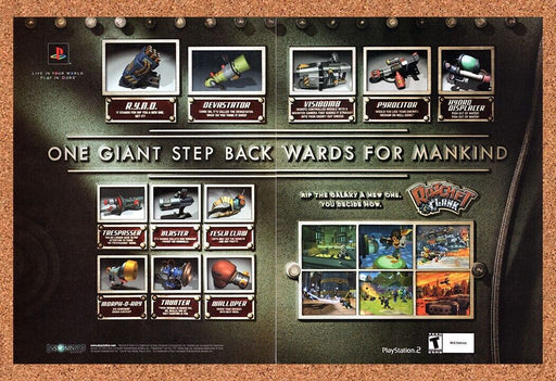 2003 Ratchet & Clank PS2 Original Ad v2 - for just $21.49! 