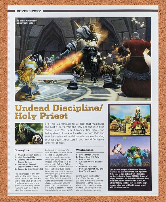 2006 World Of WarCraft Original Undead Priest Ad v1 - for just $17.99! 