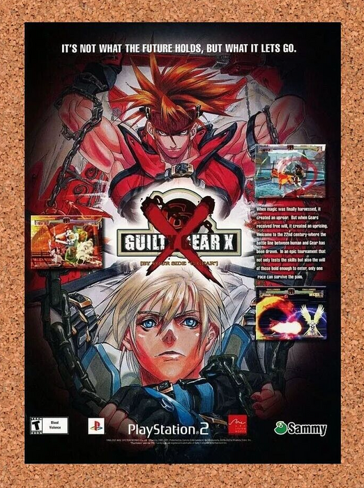 2001 Guilty Gear X PS2 Original Ad - for just $17.99! 