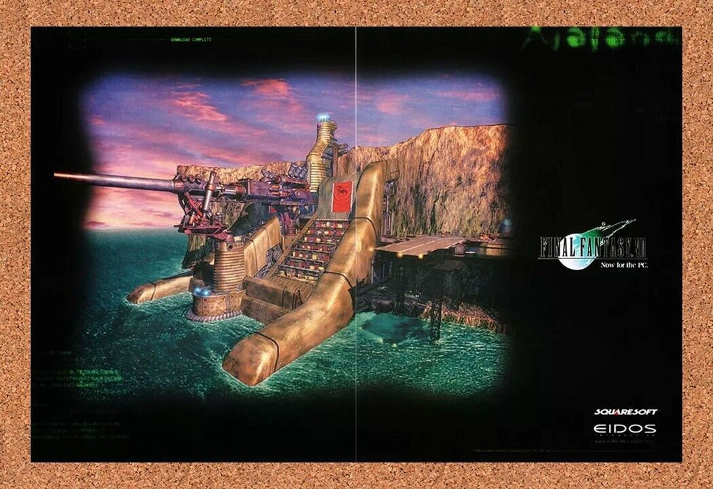 1999 Final Fantasy VII PC Original Ad - for just $21.99! 