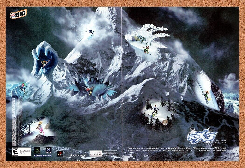 2003 SSX3 PS2 Original Ad v1 - for just $21.49! 