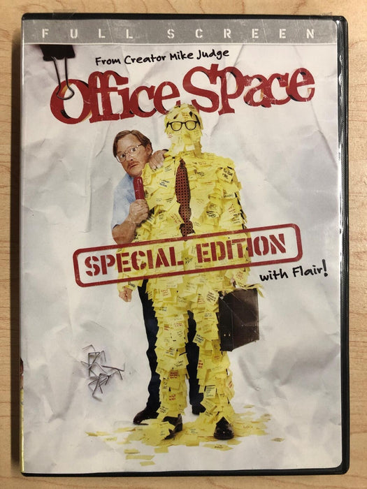 Office Space (DVD, Special Edition, Full Screen, 1999) - K6 - for just $1.99! 
