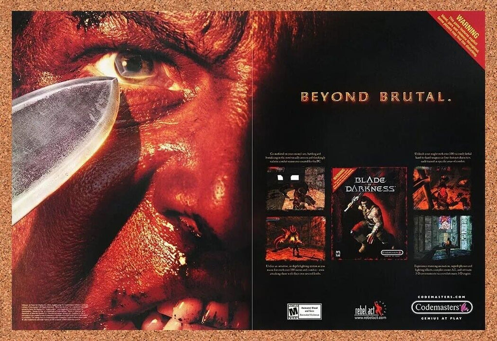 2003 Blades Of Darkness PC Original Ad - for just $21.49! 