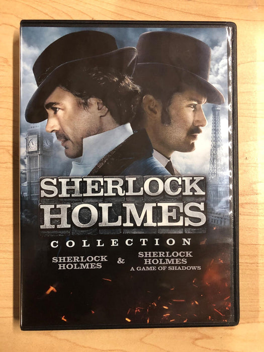 Sherlock Holmes and Sherlock Holmes A Game of Shadows (DVD, 2-film) - K8 - for just $2.99! 