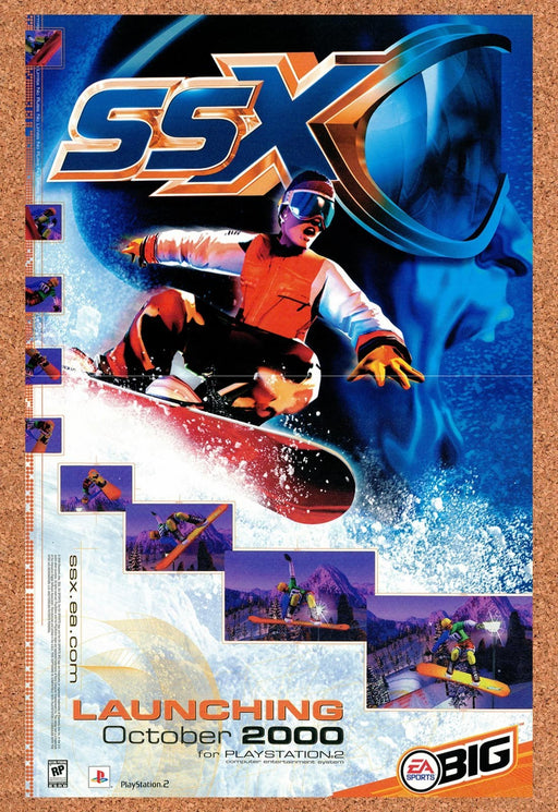 2000 SSX1 PS2 Original Advertisement v1 - for just $23.99! 
