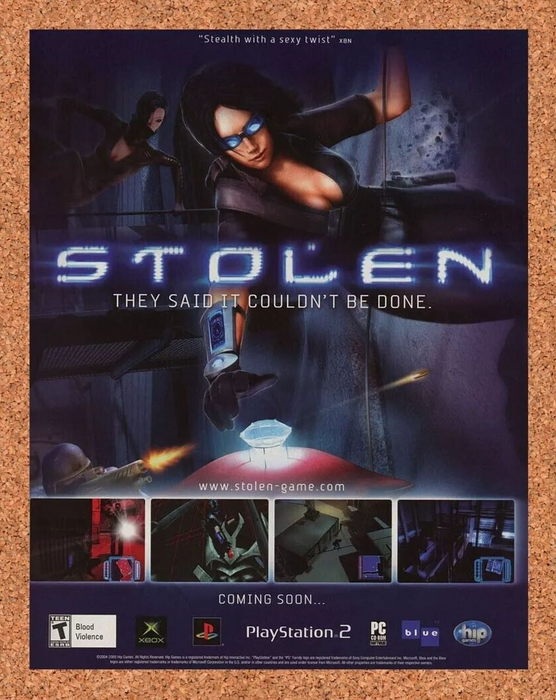 2007 Stolen PS2 Original Ad - for just $17.99! 