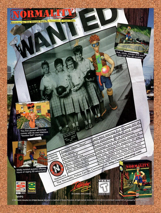 1996 Normality PC Original Ad v1 - for just $17.99! 