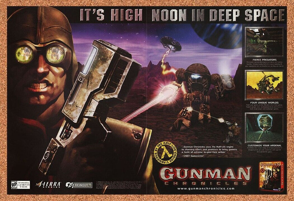 2003 Gunman Chronicles PC Original Ad v1 - for just $21.49! 
