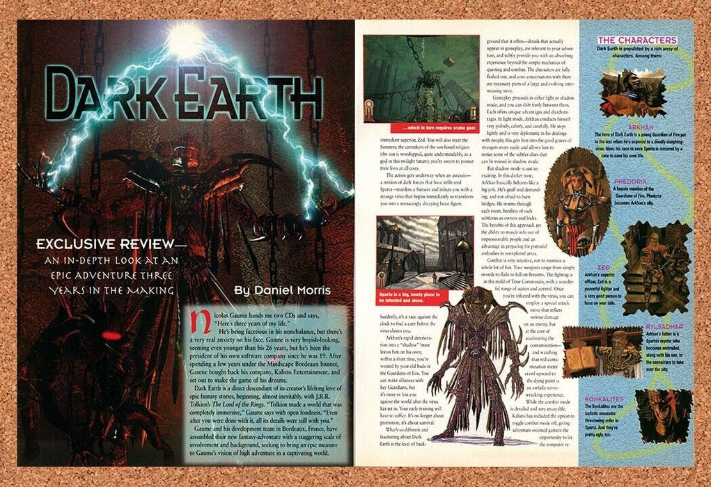 1997 Dark Earth PC Original Ad - for just $21.49! 