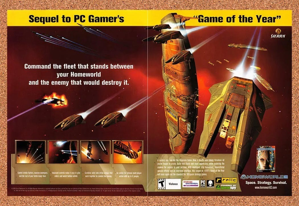 2003 Homeworld 2 PC Original Ad v1 - for just $23.99! 