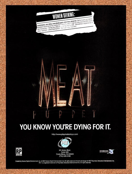 1997 Meat Puppet PC Original Ad v2 - for just $17.99! 