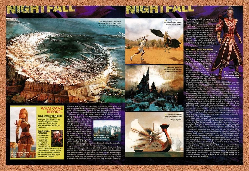 2006 Guild Wars Nightfall PC Original Ad vr4 - for just $23.99! 