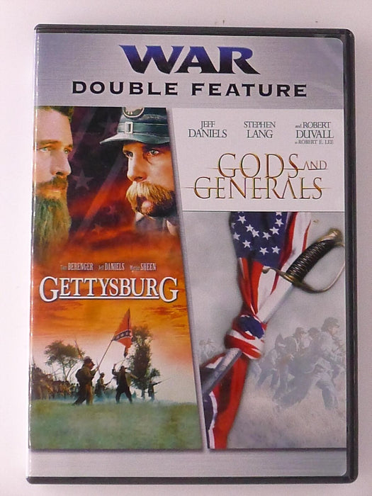Gettysburg - Gods and Generals (DVD, double feature) - K7 - for just $3.99! 